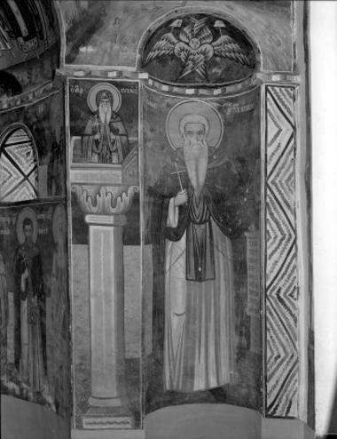 Μονή Βατοπεδίου, Τράπεζα, Ν. σκέλος. Μέτωπο της αψίδας, δυτικό τμήμα (37, 38)