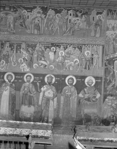 Μονή Διονυσίου, Δεύτερη Τράπεζα. Τοιχογραφίες Δ. τοίχου, νότιο τμήμα (65-68, 72-76, 81-85)