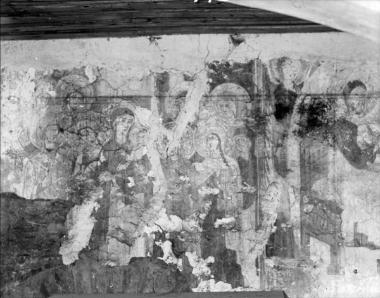 Μονή Φιλοθέου, Τράπεζα. Τοιχογραφίες Δ. τοίχου, νότιο τμήμα (2)