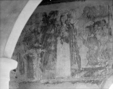 Μονή Φιλοθέου, Τράπεζα. Τοιχογραφίες Δ. τοίχου, νότιο τμήμα (4)