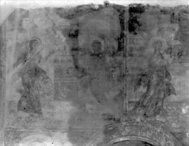 Μονή Φιλοθέου, Τράπεζα. Τοιχογραφίες Αν. τοίχου, βόρειο τμήμα (75)