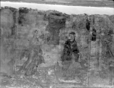 ΑΜονή Φιλοθέου, Τράπεζα. Τοιχογραφίες Αν. τοίχου, βόρειο τμήμα (76)