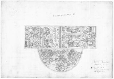 Μονή Διονυσίου, Καθολικό. Άνοψη νότιας καμάρας και νότιου χόρου