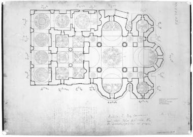 Μονή Κουτλουμουσίου, Καθολικό. Σχέδιο άνοψης