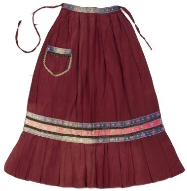 Ποδιά γυναικείας νυφικής τσάμικης φορεσιάς