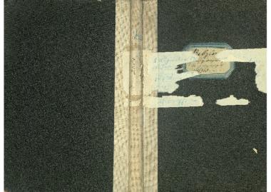 Βιβλίον Μετεωρολογικές Παρατηρήσεις εν Μεσολογγίου τη 1/8/1915