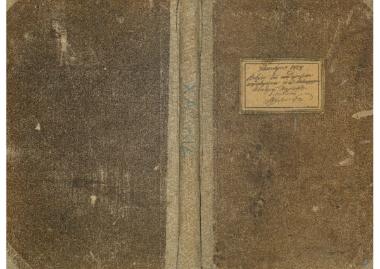 Ιανουάριος 1918 Βιβλίον των Καθημερινών Παρατηρήσεων εν του Μετεωρολογικού Σταθμού Χαλκίδος