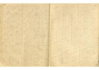 Σταθμός Θησείου - Χειρόγραφες Κλιματικές Παρατηρήσεις έτος 1886