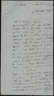Επιστολή του Δημήτριου Ορεινού προς τον Γεώργιο Σωτηριάδη σχετικά με διάφορες υποθέσεις του (με Π. Πετρόπουλο, Γ. Μελετόπουλο, Άγγ. Μενάγια).