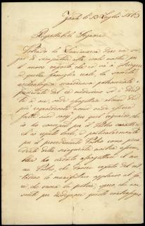 Επιστολή του Nicolo Luingi προς τον Ηλία Ζερβό Ιακωβάτο