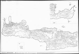 Οικιστικός χάρτης Κρήτης