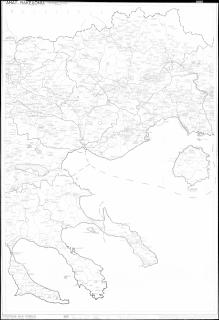 Οικιστικός χάρτης Ανατολικής Μακεδονίας