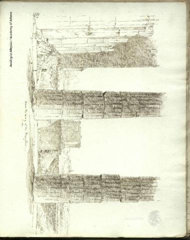 From the wing of the Propylaia