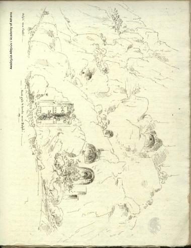 Rock Gate and tombs near Delphi