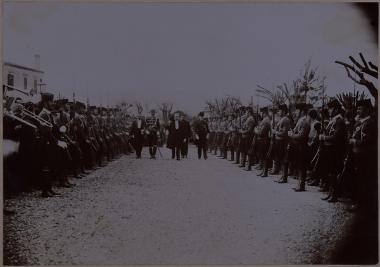 Η άφιξη του Ύπατου Αρμοστή Κρήτης Αλέξανδρου Ζαΐμη στα Χανιά