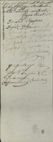 Gaetano Bolognino προς Γεώργιο Παπασίμο