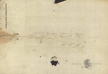 Δημήτριος Κ. Χατζόπουλος προς Κλεομένη [Οικονόμου] (Γραμματέα του Ιω. Κωλέττη)