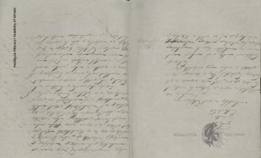 Ν. [Χωματιανός] προς [Ιωάννη Κωλέττη]