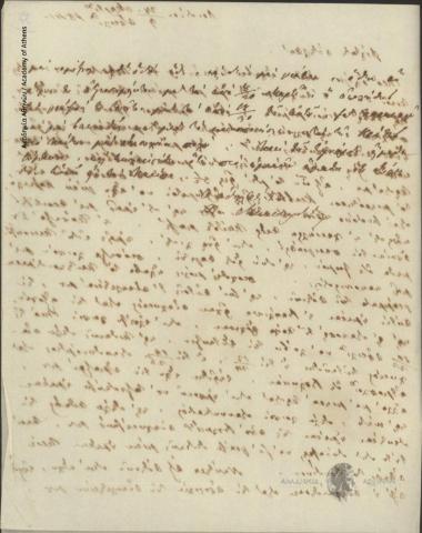 A. Maurokordatos to [Ioannis Kolettis]
