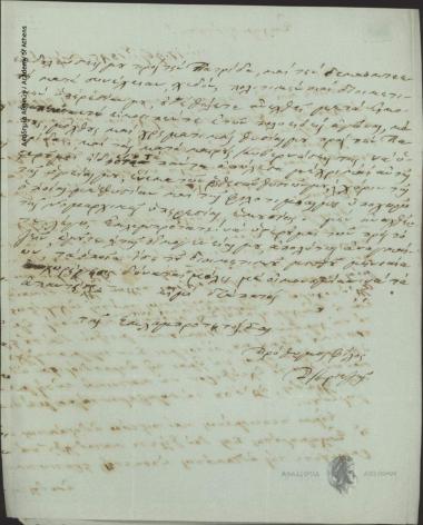 D. Kriezis to Ioannis Kolettis