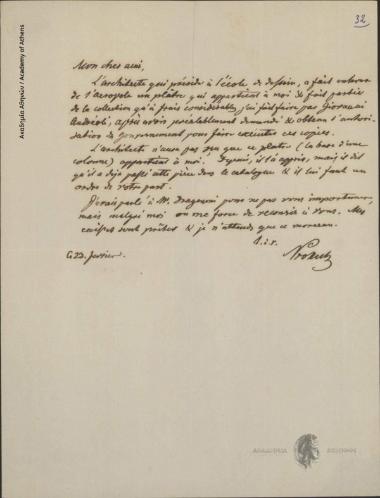 Prokesh [Osten] to Ioannis Kolettis