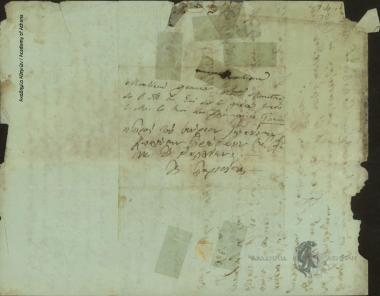 Π. Μαυρομιχάλης προς Ιωάννη Κωλέττη Πρεσβευτή της Ελλάδος στο Παρίσι