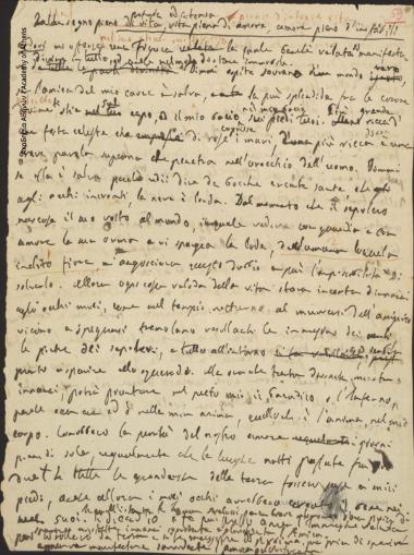 Prose Drafts