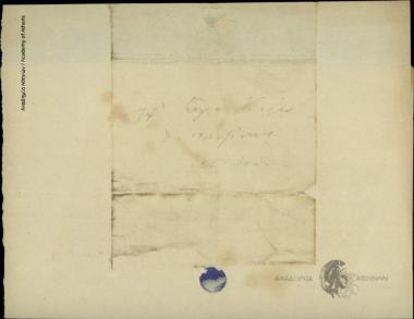 Ι. Χ. Ζωγράκης προς Δημήτριο Χατζίσκο