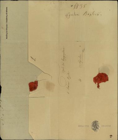 Ειρήνη Γ. Βαλτινού προς Ιωάννη Κωλέττη