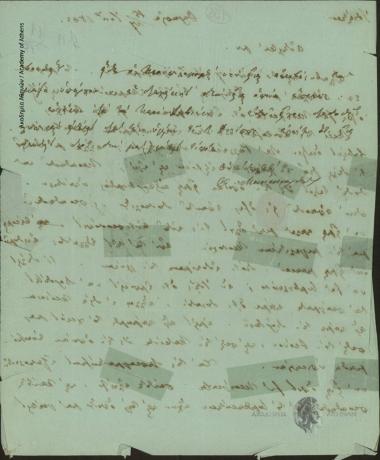 Alexandros Mavrokordatos to Ioannis Kolettis