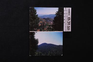 Καρτ ποστάλ - μικρή, χάρτινη κάρτα με δύο διαφορετικές απόψεις του Βαλτεσινίκου