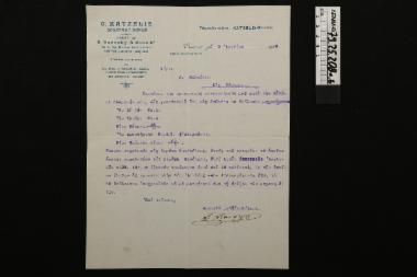 Επιστολές - δύο γράμματα από τον αντιπρόσωπο της εταιρείας 