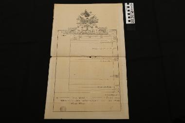 Οθωμανικό έγγραφο - τίτλος ιδιοκτησίας χωραφιού του Νικόλαου Δεληγιάννη