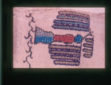Part of tsevres-style embroidery