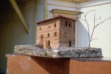 Μακέτα σπιτιού μακεδόνιτικης αρχιτεκτονικής (Φλάμπουρο Φλώρινας)