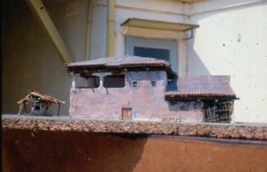 Model of a macedonian-style house