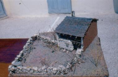 Model of a macedonian-style house