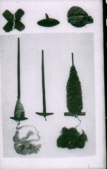 Αδράχτι, σφοντύλια