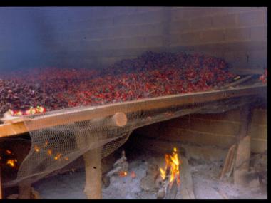 Ξηραντήριο πιπεριάς στο Άνω Γαρέφι
