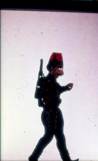 Φιγούρα Θεάτρου Σκιών (Καραγκιόζη) από τη συλλογή του ΛΕΜΜ-Θ.