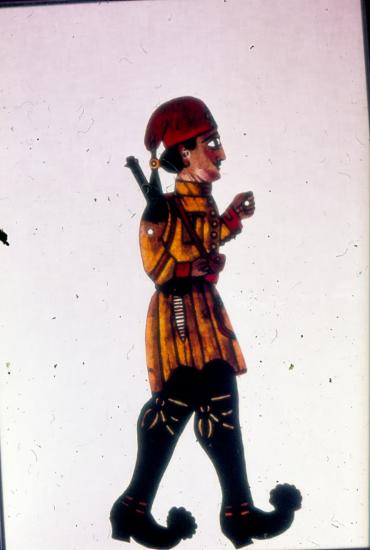 Φιγούρα Θεάτρου Σκιών (Καραγκιόζη) από τη συλλογή του ΛΕΜΜ-Θ.