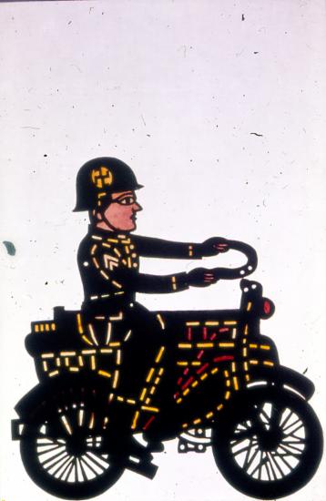 Φιγούρα Θεάτρου Σκιών (Καραγκιόζη) από τη συλλογή του ΛΕΜΜ-Θ.