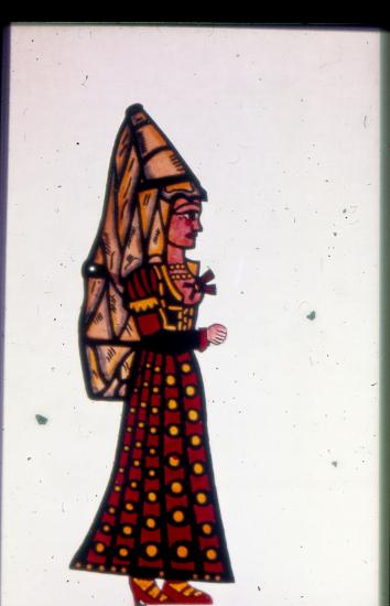 Φιγούρα Θεάτρου Σκιών (Καραγκιόζη) από τη συλλογή του ΛΕΜΜ-Θ.