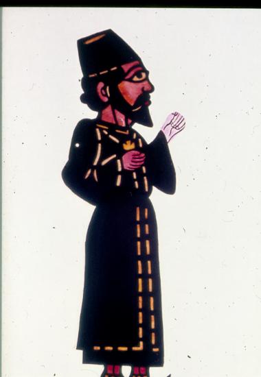 Φιγούρα Θεάτρου Σκιών (Καραγκιόζη) από τη συλλογή του ΛΕΜΜ-Θ.