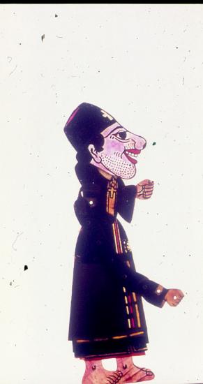 Φιγούρα Θεάτρου Σκιών (Καραγκιόζη) από τη συλλογή του ΛΕΜΜ-Θ.