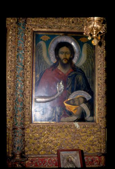 Εικόνα σε τέμπλο εκκλησίας στην Εράτυρα ν. Κοζάνης