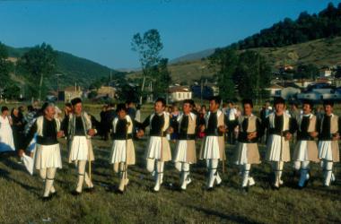 Χορός ανδρών στη Βλάστη ν. Κοζάνης