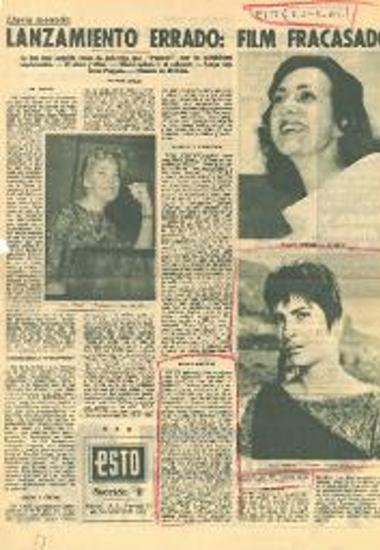 Lanzamiento errado: Film fracasado