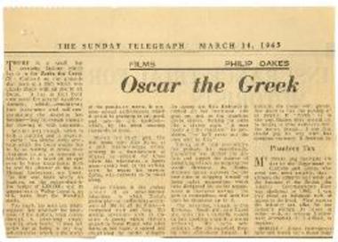 Oscar the Greek