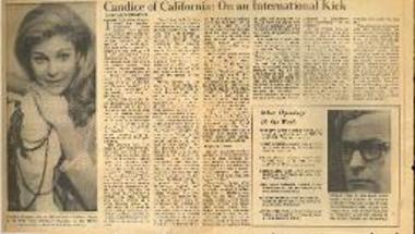 Candice of California: On an International Kick
